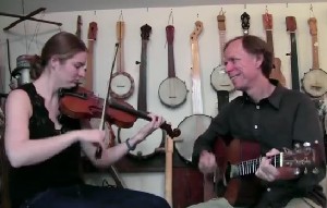 Larry Unger and Audrey Knuth @ Josiah and Xan's place, South Corvallis